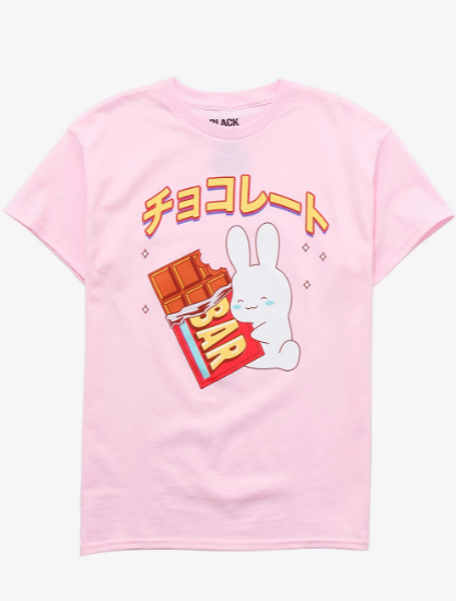 chocolate bunny t shirt